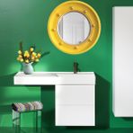 GÜRAL EVO SOLDAN ETAJERLİ XL MOBİLYA ÜSTÜ LAVABO 43*75 EV35MUL01
