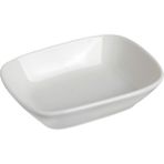 Güral Porselen 14 cm Kare Kayık Kahvaltılık Meze Tabağı 12 Adet