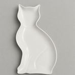 Güral Porselen 31 cm Kedi Servis Tabağı Dekorsuz – 6’lı Set