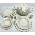 Güral Porselen 57 Parça Yuvarlak Bone 12 Kişilik Yemek Takımı