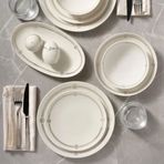 Güral Porselen 6428 Camelia Mat Bone 30 Parça 6 Kişilik Yemek Takımı