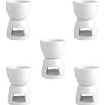 Güral Porselen Bkm Dizayn 5 Li Beyaz Fondü Seti