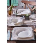 Güral Porselen Bonenjoy 24 Parça 6 Kişilik Bone Yemek Takımı