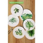 Güral Porselen Botanic 6'lı Pasta Tabağı