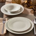 Güral Porselen Bronte Bone 24 Parça 6 Kişilik Yemek Takımı