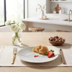 Güral Porselen Camelia 4 Parça 25 Cm Servis Tabağı 25071