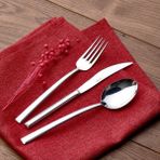 Güral Porselen Colorado Gri 73 Parça 12 Kişilik Çatal Bıçak Kaşık Takımı