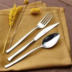 Güral Porselen Danube Gri 73 Parça Çatal Bıçak Kaşık Takımı