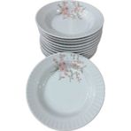 Güral Porselen Güral Gür 1208 Yem/19 Cm Çiçekli Yemek Tabağı 12 Adet