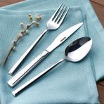 Güral Porselen Nigor Gri 73 Parça Çatal Bıçak Kaşık Takımı