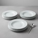 Güral Porselen Sembol 6 Parça 19 Cm Çukur Yemek Tabağı