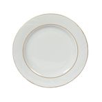 Güral Porselen Soprano Çift Altın Yaldız 6 Parça 20 cm Pasta Tabağı Seti