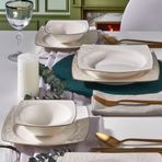 Güral Porselen Vivente Gold 8 Parça 2 Kişilik Bone Yemek Takımı