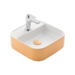 Güral Vit Nova Sarı Mobilya Üstü Lavabo