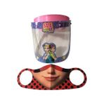GÜRBEY PAZARLAMA Sue And Se Çocuklar Için Koruyucu Siperlik + Lol Maske