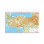 Gürbüz 100x140 cm Türkiye Fiziki Haritası