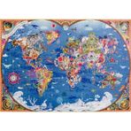 Gürbüz 12102 1000 Parça Mitolojik Harita Fantastik Puzzle