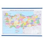 Gürbüz 70x100 cm Türkiye Fiziki Harita