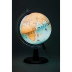 Gürbüz Dünya Küre Modern Antik Işıklı 26Cm 48305