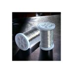 gürbüz filografi 0.30mm (100gr - 150m ) Bakır Üstü Gümüş Kaplı Parlak Gümüş Renkli Filografi Ve Çiçek Teli