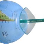 Gürbüz Kalemtıraş Globe Mini Fiziki Küre 10 Cm Kalemtraş