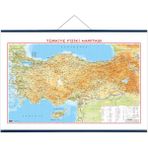 Gürbüz Türkiye Fiziki + Siyasi Çift Taraflı Haritası 70x100 cm 21012 Kırtasiye Ürünü