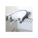 Gürçay Hırdavat Gürçay Katlanır Raylı Hırdavat Dolap İçi Ütü Masası Gri 31 cm Genişlik 135 cm Uzunluk