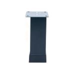 Gürçay Hırdavat Kare Mobilya Ayağı Siyah 12CM (4 Adet)