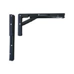 Gürçay Hırdavat Katlanır 30 cm 1 Takım Siyah Tekne Karavan Masa Ayağı