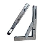 Gürçay Hırdavat Metal Mandallı Katlanabilir Masa Konsolu Çinko 30CM (1çift)