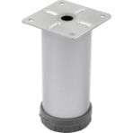 Gürçay Hırdavat Metal Mobilya Ayağı Mat Krom Çap 42 mm - 10 cm 4'lü