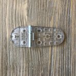 Gürçay Hırdavat Plastik Oval Menteşe 9cm - 2 Adet Şeffaf