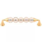 Gürçay İris Kristal 2x128 mm Altın Kulp