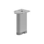 Gürçay Metal Mobilya Ayağı D Profil Parlak Krom 4'lü 10 Cm