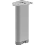 Gürçay Metal Mobilya Ayağı D Profil Parlak Krom 4'lü 15 Cm