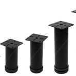 Gürçay Metal Mobilya Ayağı Siyah Çap 42mm Çeşitli Ölçüler