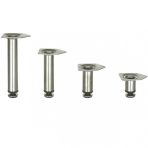 Gurcay Paslanmaz Metal Mobilya Dolap Ayagi 32Mm (4 Adet)
