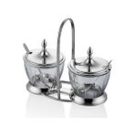 Gürdamar Home Baharatlık Gümüş 2li Set 22X10X18 cm