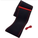 Gürler Oto Aksesuar Vw Caddy 2004-2020 Dikmeli Direksiyon Kılıfı Alkantra Kırmızı