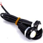 Gürler Oto Kılıf ve Aksesuar 4 Adet Kartal Göz LED 12V Beyaz Sis Plaka Bagaj Ortam Aydinlatma Ayna Altı LED