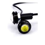 gürler oto kılıf ve aksesuar Carub Kartal Göz Led 12v 22mm Ayna Altı Led Lamba 2 Adet Ortam Aydınlatma Beyaz Renk