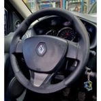 Gürler Oto Kılıf ve Aksesuar Renault Symbol 3 Dikmeli Direksiyon Kılıfı Dikmeli Noktalı-Karbon - Siyah