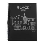 Gürmat 17x24 cm Spiralli 40 Yaprak Siyah Defter