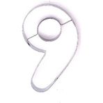 Gurmender 9 No Kurabiye Kalıbı 8 cm