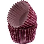 Gurmender Depposıte Cupcake Kalıbı Pet Kapsül Kek KALIBI48X34 mm - 100 Adet Mor Küçük Puanlı