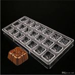 Gurmender Polikarbon Çikolata Kalıbı Hediye Paketi 3X3X2 cm