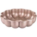 Gurmender Rose Gold Granit Döküm Papatya Şekilli Dilimli Tart Kalıbı 26CM