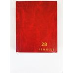 Gürpaş Ticari Fihrist 28'li 17X24 Cilt Bezli Kırmızı