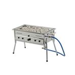 Gürsaç Tüplü Lav Taşlı Mangal Seti 35*50Cm BÜYÜK BOY