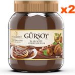 Gürsoy Kakaolu Fındık Kreması Cam Kavanoz 700 G x 2 'li Set - 700 gr